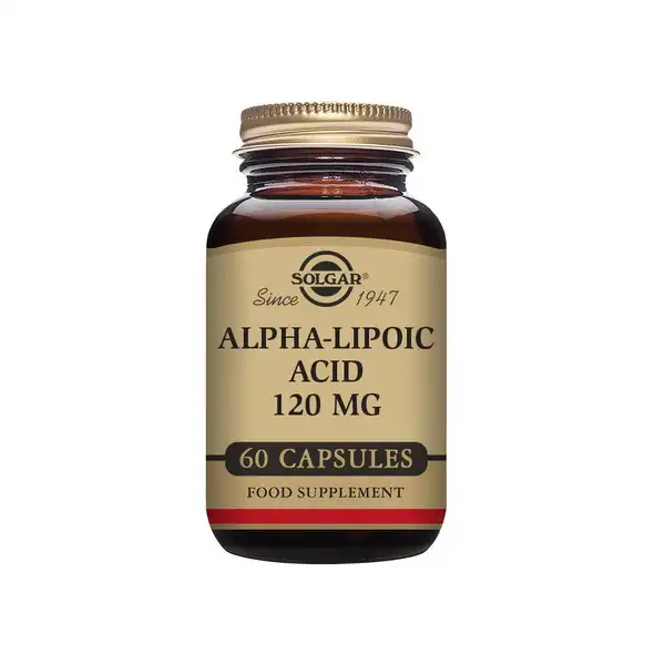 Solgar Ácido Alfa-Lipóico 120mg 60 VCáps