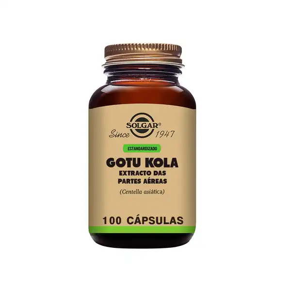 Solgar Extracto de Gotu kola o Centella asiatica 100 VCáps