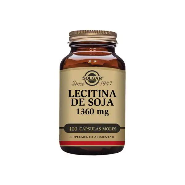 Solgar Lecitina de Soja 1360mg 100 Cáps