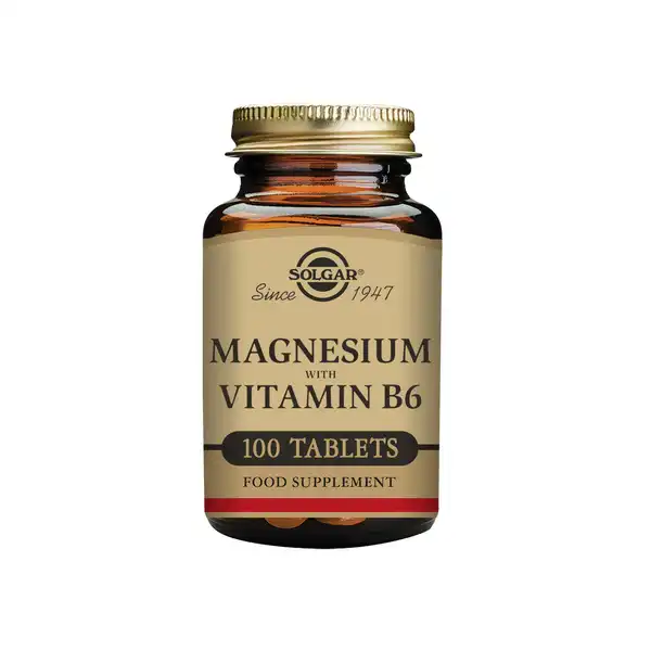 Solgar Magnesio con Vitamina B6 100 Tabs