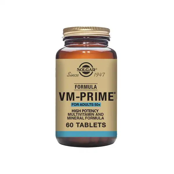 Solgar Vm-Prime Multivitaminas & Minerales +50 anos 60Tabs