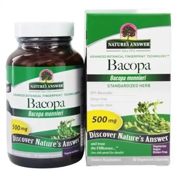 Bacopa Monnieri 500Mg 90 Cápsulas Veganas