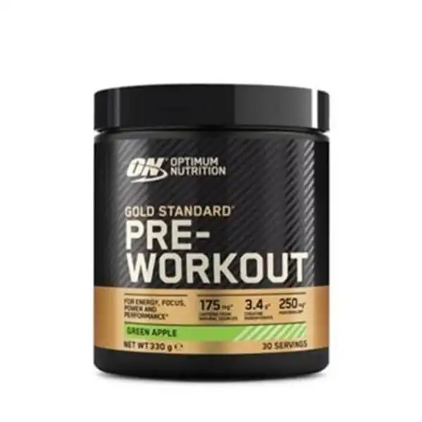 On Gold Std Pre-Workout Manzana Verde 330G