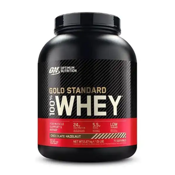 On 100% Whey Gold Std 2270G Choco Avellana