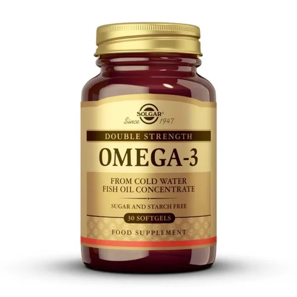 Solgar Omega-3 Alta Concentración (Double Strenght) - 30 Capsulas