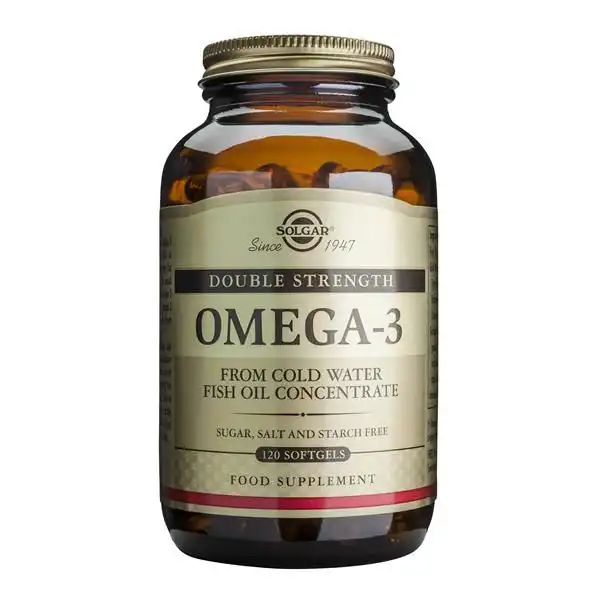 Solgar Omega-3 Alta Concentración (Double Strength) - 120 Capsulas