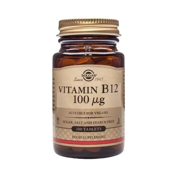 Solgar - Vitamina B12 100 μg - 100 comprimidos