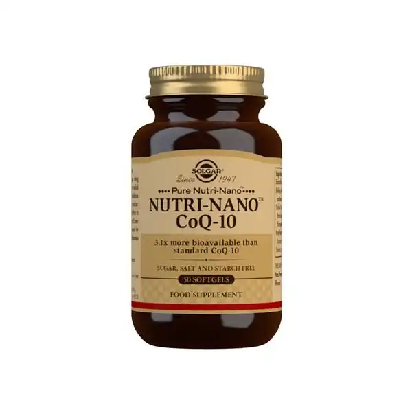 Solgar Nutri-Nano CoQ-10 - 50 cápsulas blandas