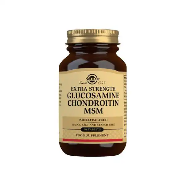 Solgar Glucosamina condroitina, MSM - 60 comprimidos