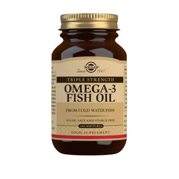Solgar Omega 3 Triple Concentración 100 cápsulas