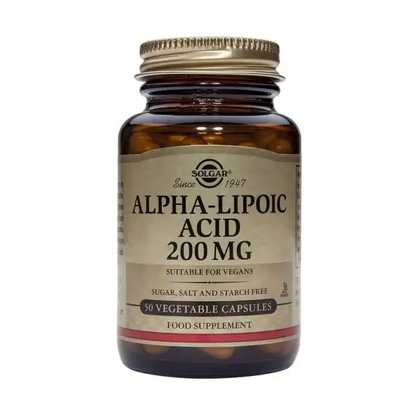Solgar - Ácido alfa-lipoico 200 mg - 50 cápsulas vegetales