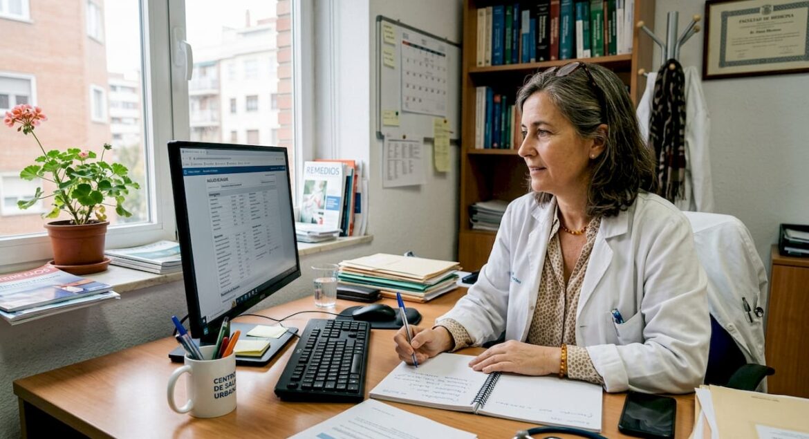 Doctora analiza los niveles de vitaminas y minerales en los estudios de laboratorio