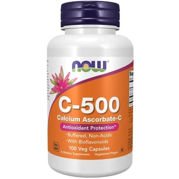 Vitamina C 500mg (Ascorbato de Calcio) - 100 cápsulas