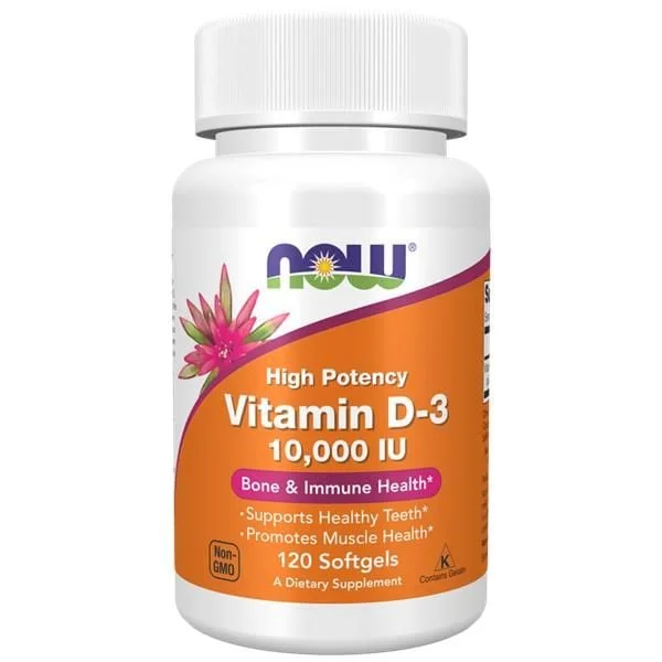 Vitamina D3 10000UI - 120 cápsulas
