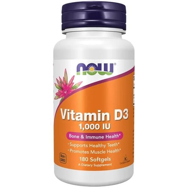Vitamin D3 1000Iu 180 Capsulas