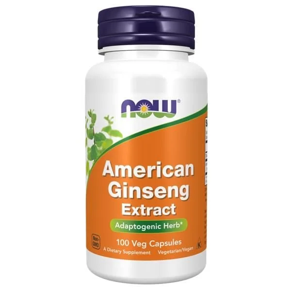 Extracto de Ginseng Americano - 100 cápsulas