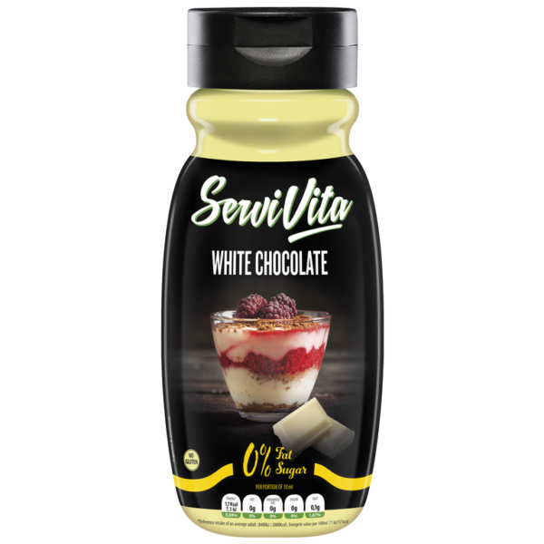 SALSA ZERO 320 ML Chocolate blanco SERVIVITA