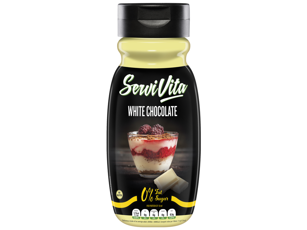 SALSA ZERO 320 ML Chocolate blanco SERVIVITA