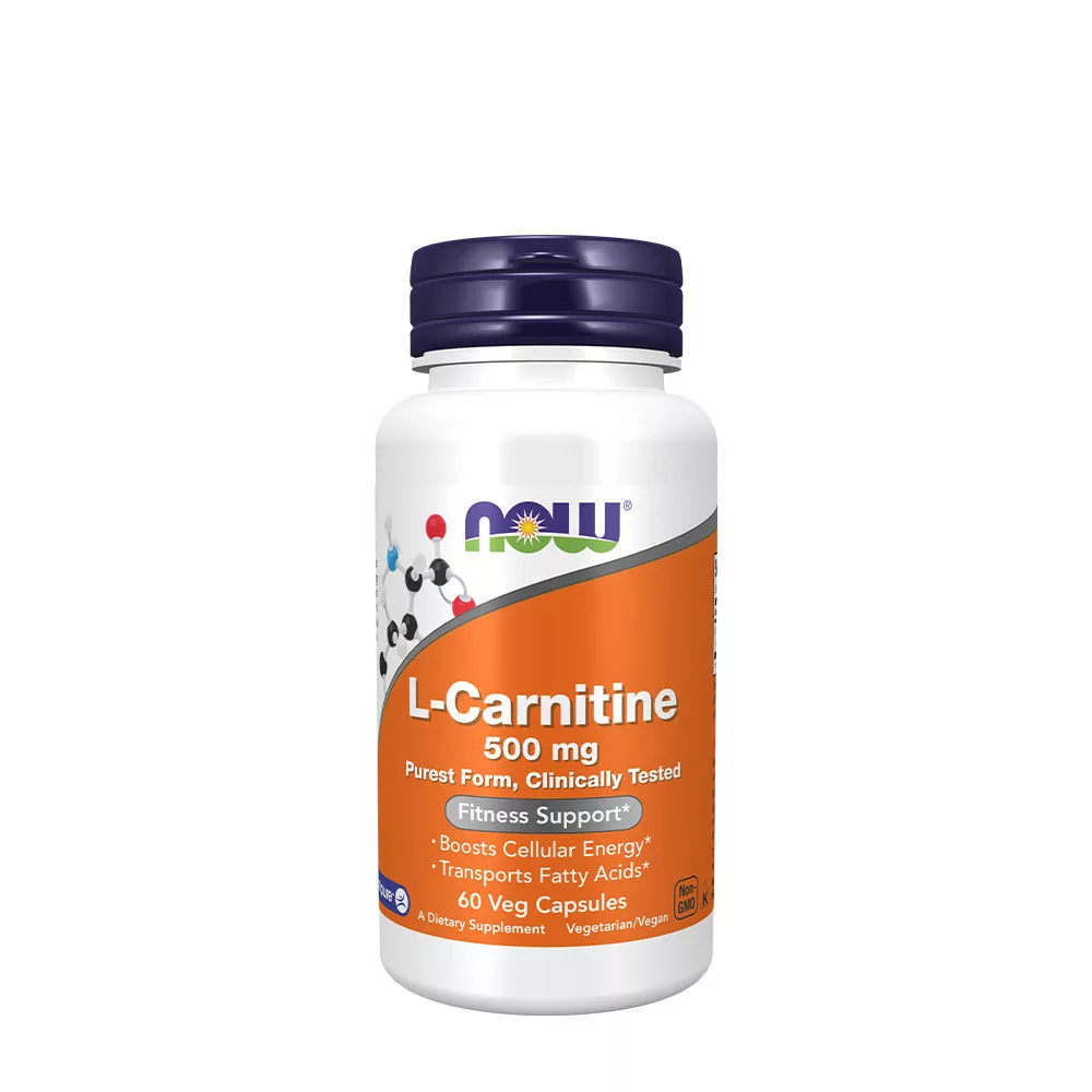 NOW Sports L-Carnitina 500 mg – 60 cápsulas