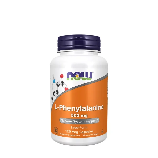 NOW Foods L-Fenilalanina 500 mg – 120 cápsulas vegetales