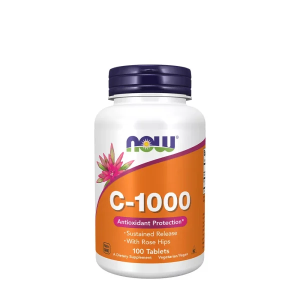NOW Foods Vitamina C-1000 de liberación sostenida – 100 comprimidos