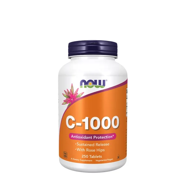 NOW Foods Vitamina C-1000 de liberación sostenida – 250 comprimidos
