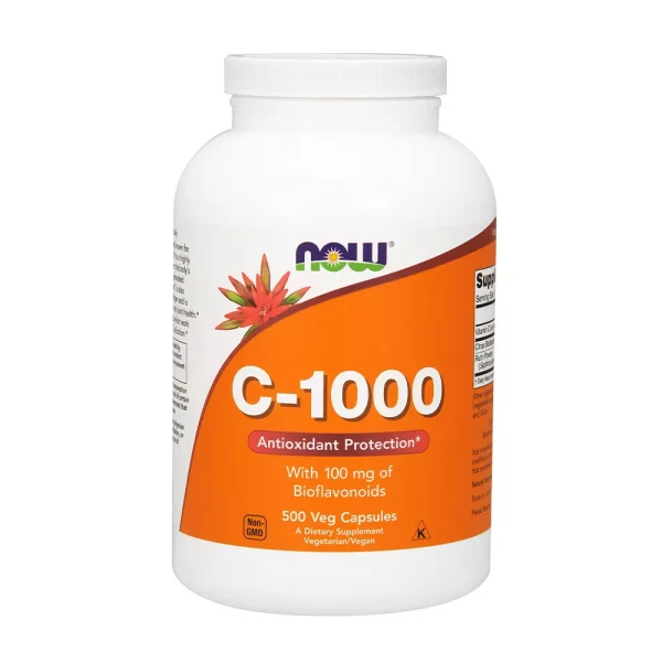 NOW Foods Vitamina C-1000 con bioflavonoides – 500 cápsulas
