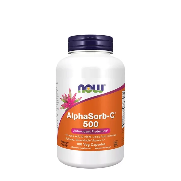 NOW Foods AlphaSorb-C 500 – 180 cápsulas vegetales