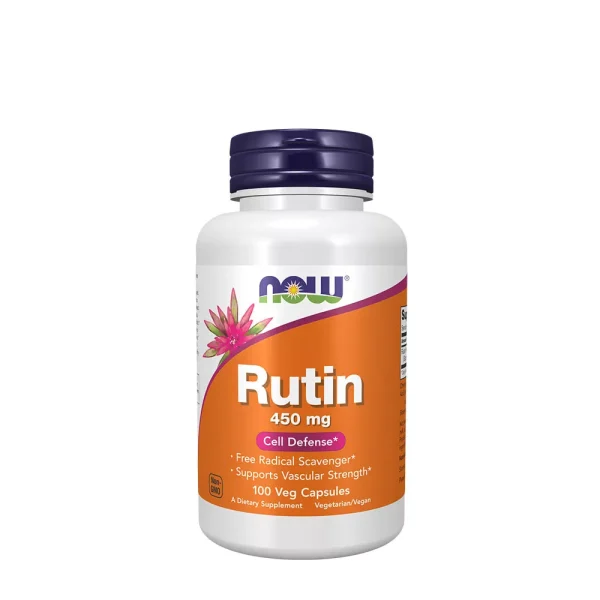 NOW Foods Rutina 450 mg – 100 cápsulas vegetales