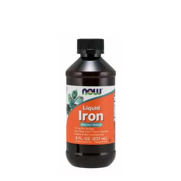 NOW Foods Hierro líquido 18 mg por dosis – 236 ml