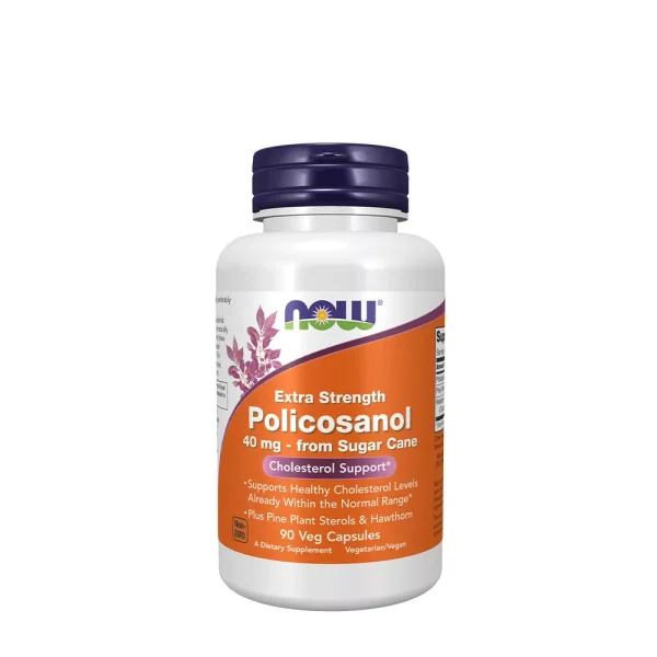 NOW Foods Policosanol 40 mg con esteroles vegetales – 90 cápsulas vegetales