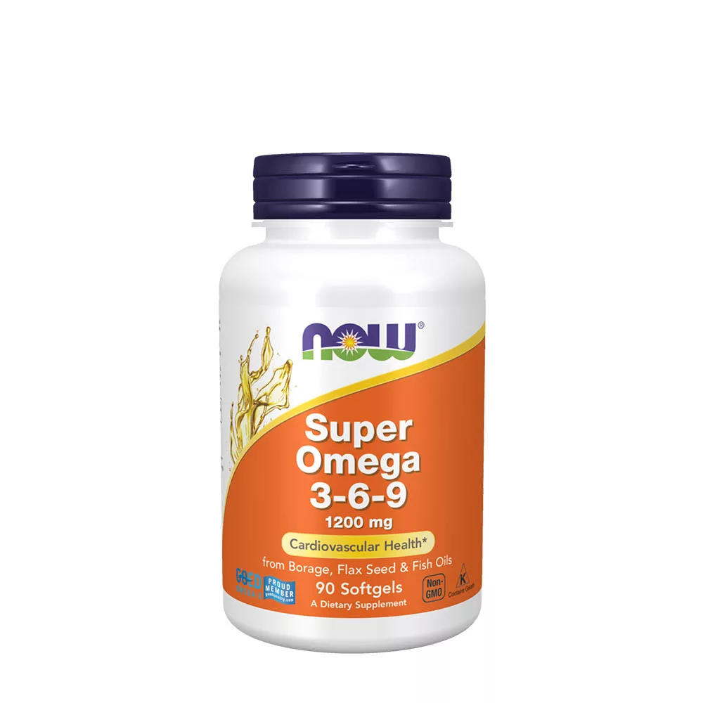 NOW Foods Super Omega 3-6-9 1200 mg – 90 perlas
