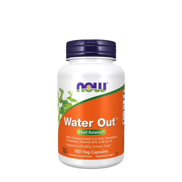 NOW Foods Water-Out con plantas, potasio y vitamina B6, 100 cápsulas vegetales