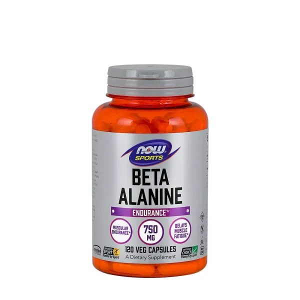 NOW Sports Beta-Alanina 750 mg – 120 cápsulas
