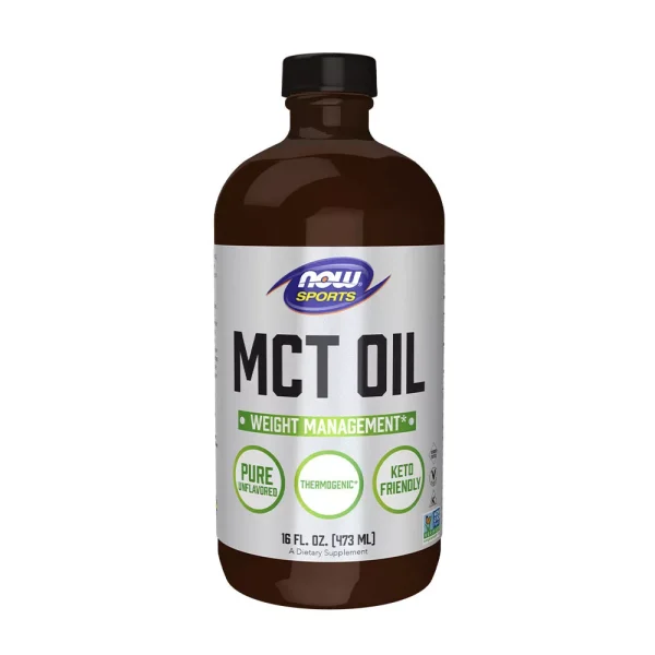 NOW Sports Aceite MCT sin Sabor – 473 ml