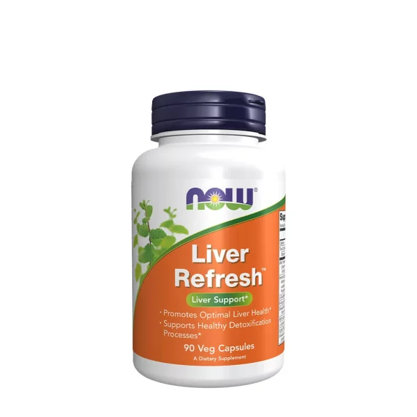 NOW Foods Liver Refresh con Cardo Mariano – 90 cápsulas vegetales