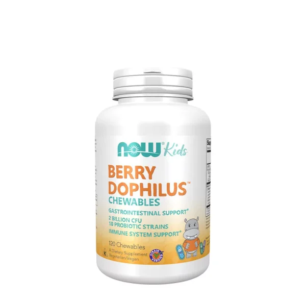 NOW Foods BerryDophilus – 120 comprimidos masticables