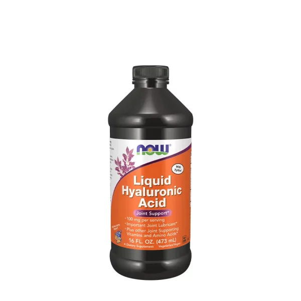 NOW Foods Ácido Hialurónico Líquido 100 mg Frutos Rojos – 473 ml
