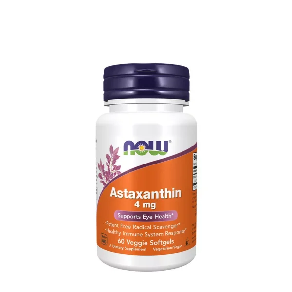 NOW Foods Astaxantina 4 mg – 60 perlas vegetales