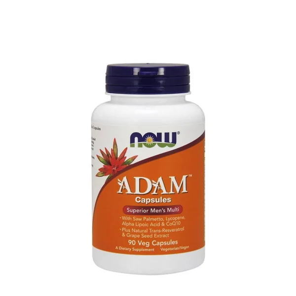 NOW Foods ADAM Multivitamínico para hombre – 90 cápsulas vegetales