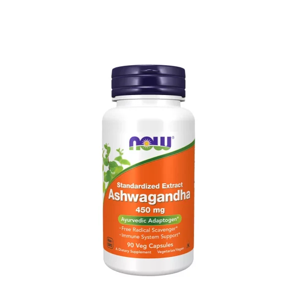 NOW Foods Ashwagandha 450 mg – 90 cápsulas vegetales