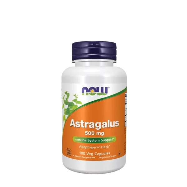 NOW Foods Astrágalo 500 mg – 100 cápsulas vegetales