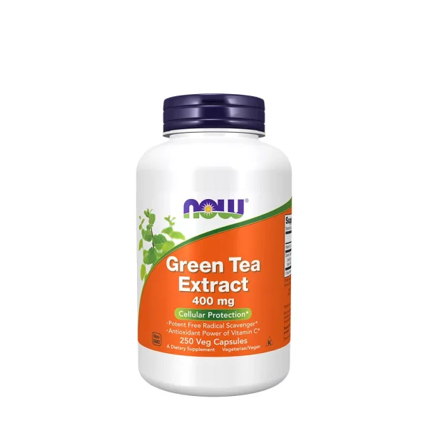 NOW Foods Extracto de Té Verde 400 mg – 250 cápsulas vegetales