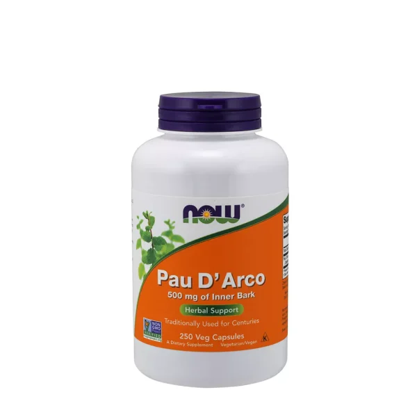 NOW Foods Pau D’Arco 500 mg – 250 cápsulas vegetales