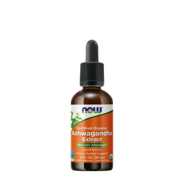 NOW Foods Extracto Líquido de Ashwagandha Orgánica – 59 ml