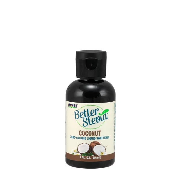 NOW Foods BetterStevia Líquida Coco – 59 ml