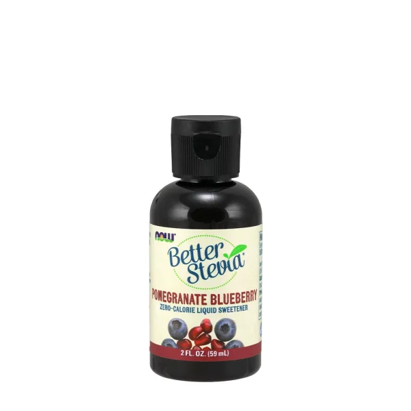 NOW Foods BetterStevia Líquida Granada y Arándano – 59 ml
