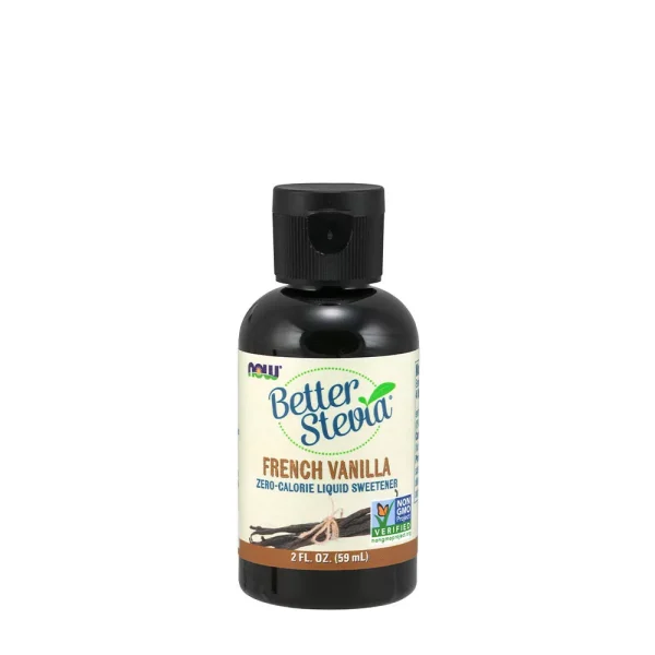 NOW Foods BetterStevia Líquida Vainilla Francesa – 59 ml