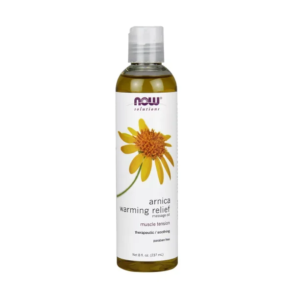 NOW Solutions Aceite de Masaje Calmante con Árnica – 236 ml