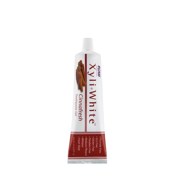 NOW Solutions XyliWhite Cinnafresh – gel dentífrico de canela, 181 g
